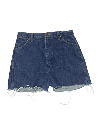 Pre-owned Wrangler Jeans Co Denim Shorts In Blue