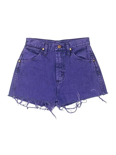 Pre-owned Wrangler Jeans Co Denim Shorts In Purple