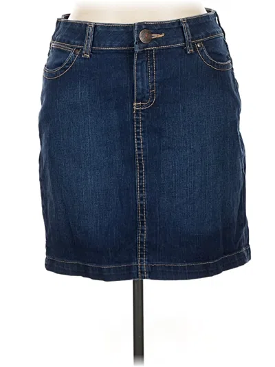 Pre-owned Wrangler Jeans Co Denim Skirt In Blue