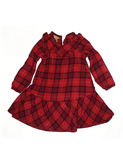 Pre-owned Wrangler Jeans Co Kids' Dress In Red