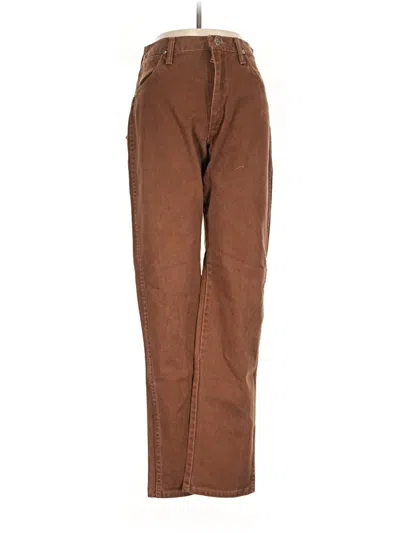 Pre-owned Wrangler Jeans Co Jeans In Brown