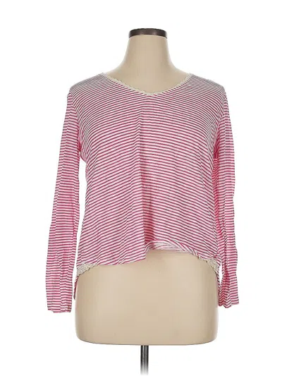Pre-owned Wrangler Jeans Co Long Sleeve Top In Pink