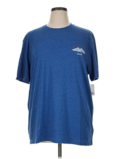 Pre-owned Wrangler Jeans Co Short Sleeve T-shirt In Blue