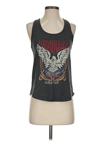 Pre-owned Wrangler Jeans Co Sleeveless Top In Gray