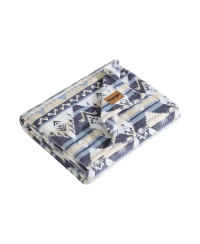 Wrangler Jesse Printed Plush Throw, 70" X 50"