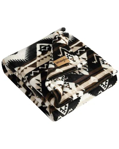 WRANGLER WRANGLER JESSE ULTRA SOFT PLUSH FLEECE REVERSIBLE THROW BLANKET