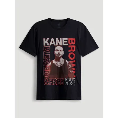 Wrangler Kane Brown Tour 2021 Graphic T-shirt In Jet Black