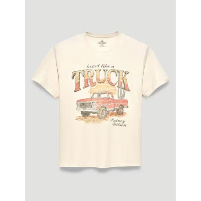 Wrangler Lainey Wilson Like A Truck Vintage Fit Graphic T-shirt In Marshmallow In White