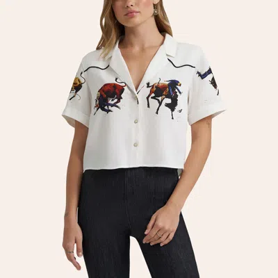 Wrangler Lainey Wilson X  Camp Shirt In White