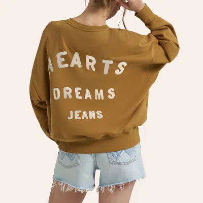 Wrangler Lainey Wilson X  Hearts Dreams Jeans Sweatshirt In Brown