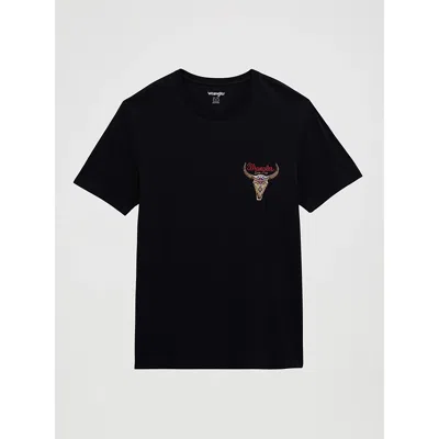 Wrangler Legacy Diamond Graphic T-shirt In Jet Black