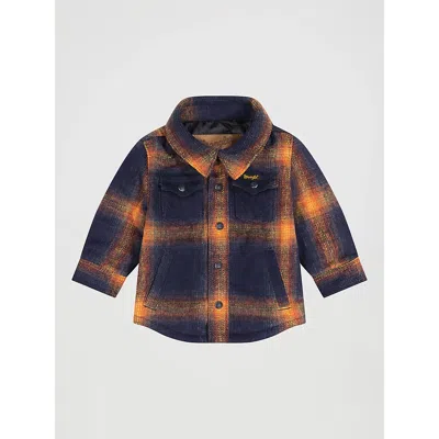 Wrangler Kids' Little Boy's  Quilt Lined Flannel Shirt Jacket In Night Sky In Multi