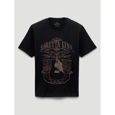 Wrangler Loretta Lynn Queen Of Country Graphic T-shirt In Jet Black