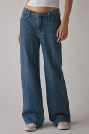 Wrangler Low-rise Baggy Jean In Stormy Indigo, Women's At Urban Outfitters In Blue