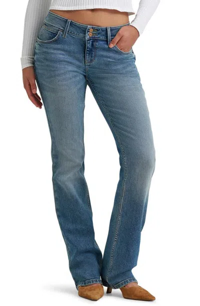 Wrangler Low Rise Bootcut Jeans In Blue