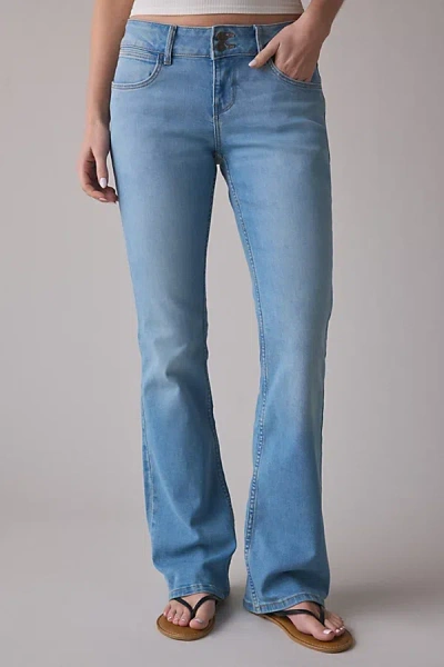 Wrangler Low-rise Bootcut Jean In Dusty Blue, Women's At Urban Outfitters