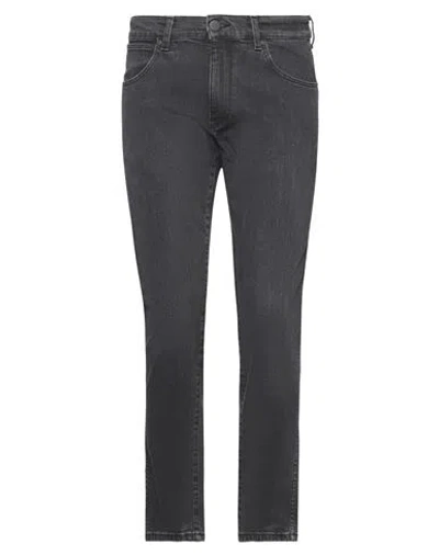 Wrangler Man Jeans Black Size 30w-30l Cotton, Elastane