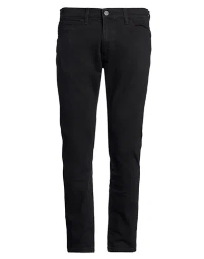 Wrangler Man Jeans Black Size 34w-32l Cotton, Elastane