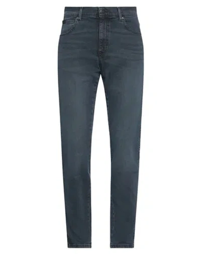 Wrangler Man Jeans Blue Size 29w-32l Cotton, Polyester, Elastane
