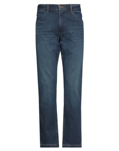 Wrangler Man Jeans Blue Size 30w-32l Cotton, Polyester, Elastane