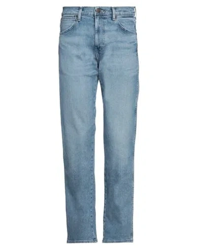 Wrangler Man Jeans Blue Size 32w-32l Cotton, Polyester, Elastane