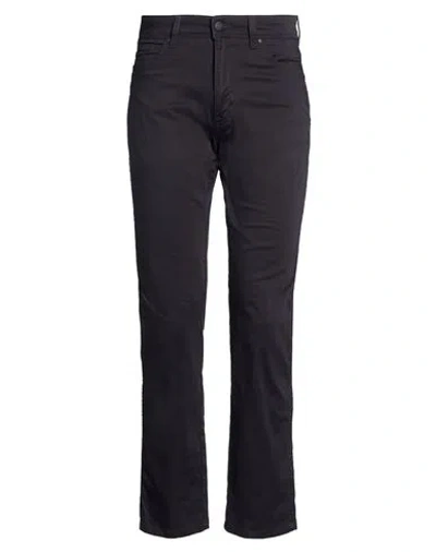 Wrangler Man Pants Midnight Blue Size 34 Cotton, Elastane