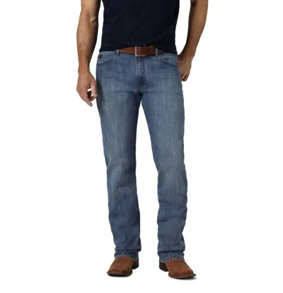Wrangler Men's 20x Competition Active-flex Slim-fit Overcast Jean In Medium Blue