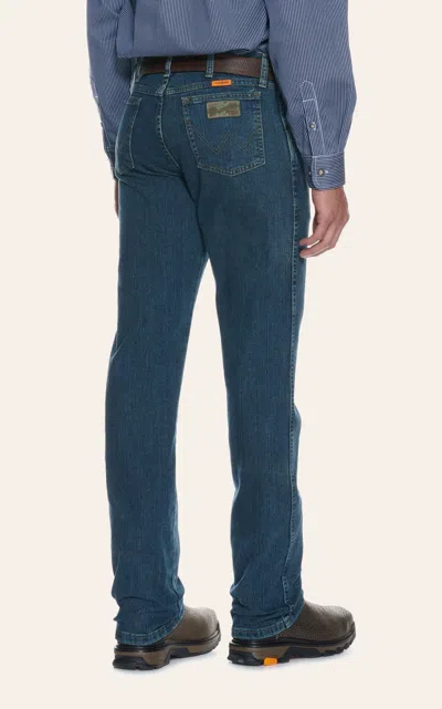 Wrangler Men's Advanced Comfort Regular Fit Fr Work Jean In Blue
