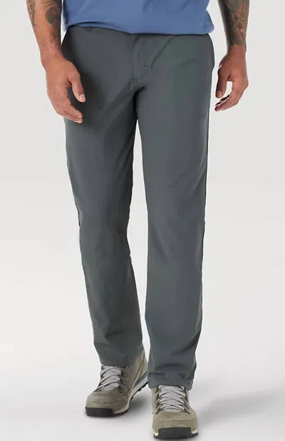Wrangler Men's Atg Fwds 5-pocket Chino Action Pant In Dark Shadow In Gray