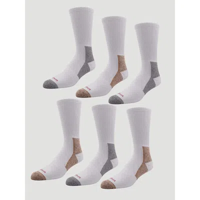 Wrangler Men's Athletic Crew Sock (6-pack) In White