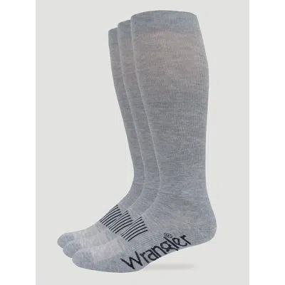 Wrangler Men's Boot Socks (3-pack) In Grey In Gray