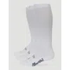 Wrangler Men's Boot Socks (3-pack) In Grey In White