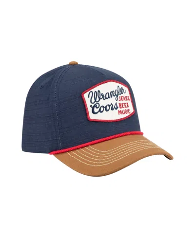Wrangler Men's Classic Snapback Cap In Blue