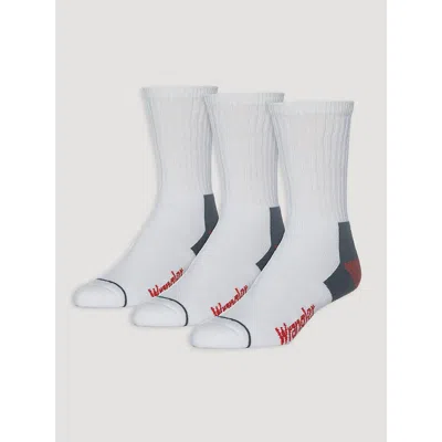 Wrangler Men's Cold Weather Work Socks (3-pack) In White