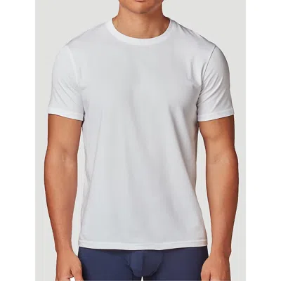 Wrangler Men's Comfort Stretch Crew T-shirt (3-pack) In Bright White