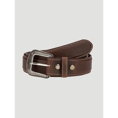 Wrangler Men's Cowboy Concho Belt In Brown