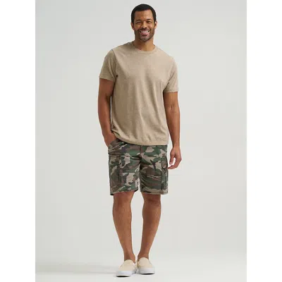 Wrangler Men's Five Star Premium Cargo Short In Camo In Green