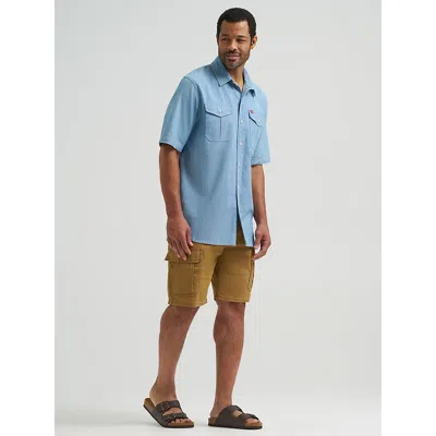 Wrangler Men's Five Star Premium Cargo Short In Dullgold In Yellow