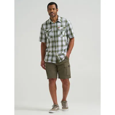 Wrangler Men's Five Star Premium Cargo Short In Grape Leaf In Green