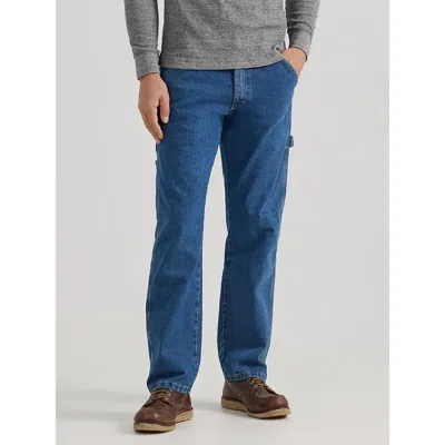 Wrangler ® Men's Five Star Premium Carpenter Jean In Mid Indigo In Blue