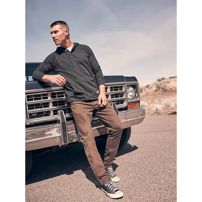 Wrangler Men's Five Star Premium Flex Taper Twill Jean In Delicioso In Brown