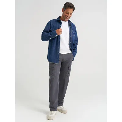 Wrangler ® Men's Five Star Premium Relaxed Fit Flex Cargo Pant In Anthracite In Gray