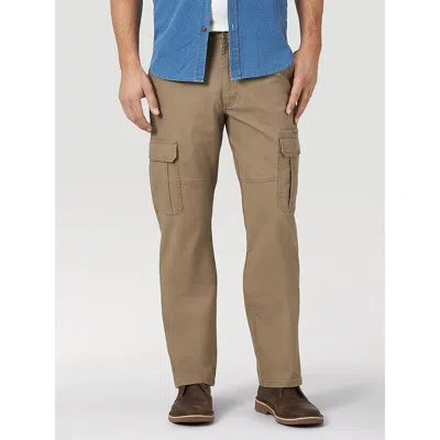 Wrangler ® Men's Five Star Premium Relaxed Fit Flex Cargo Pant In Barley In Nude