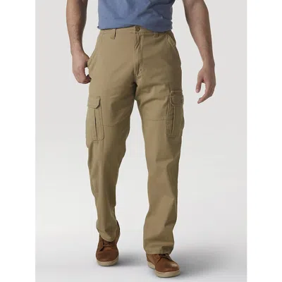 Wrangler ® Men's Five Star Premium Relaxed Fit Flex Cargo Pant In Elmwood In Nude