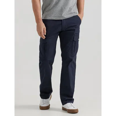 Wrangler ® Men's Five Star Premium Relaxed Fit Flex Cargo Pant In Navy In Blue