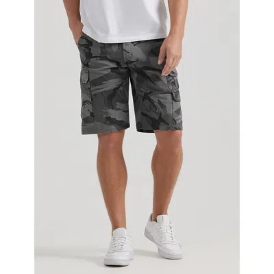 Wrangler ® Men's Five Star Premium Stacked Cargo Short In Anthracite Camo In Multi