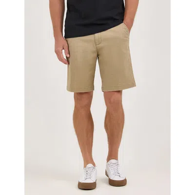 Wrangler Men's Flat Front Short In Elmwood In Brown