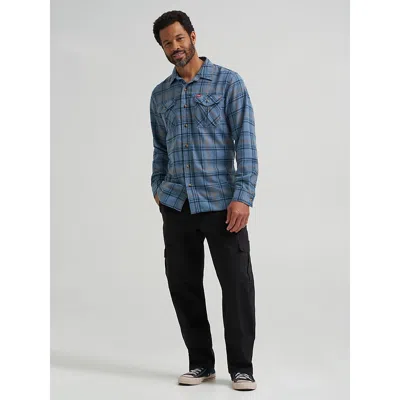 Wrangler Men's Fleece Lined Cargo Pant In Black