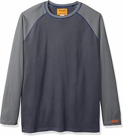 Wrangler Men's Fr Baseball Tee In Grey In Gray