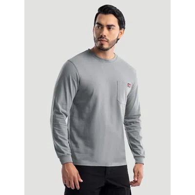 Wrangler Men's Heavyweight Workwear T-shirt In Monument In Gray